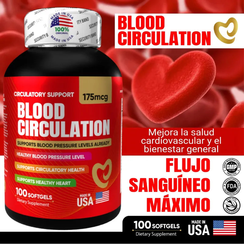 Blood Circulation 175 mcg 👉 Tu Solución Natural para Diabetes y Presión Alta