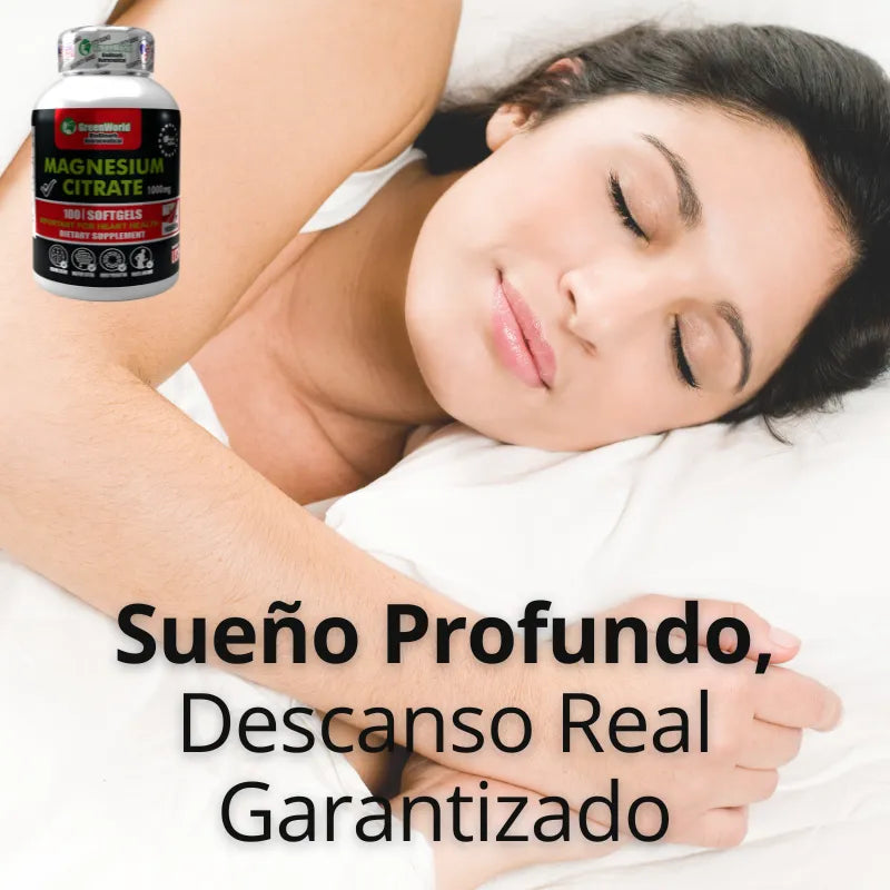 Mega Magnesium Citrate 1000mg🔥 Contra el Estrés, Calambres e Insomnio