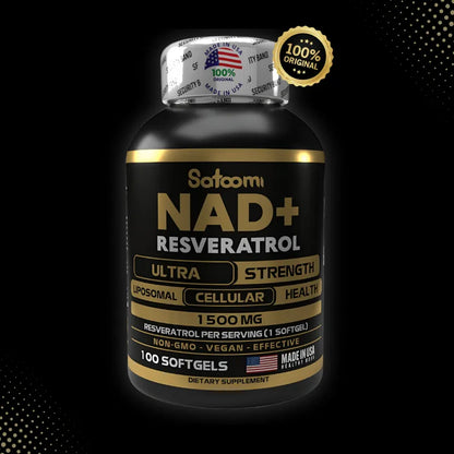 NAD + RESVERATROL ORIGINAL 1500MG 💥Activa tu Longevidad Celular