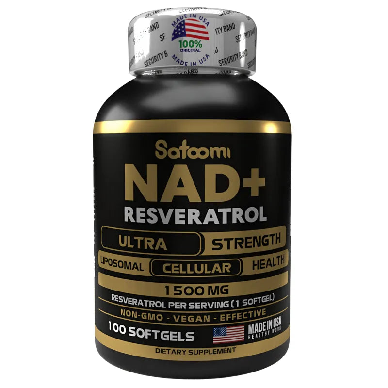 NAD + RESVERATROL ORIGINAL 1500MG 💥Activa tu Longevidad Celular